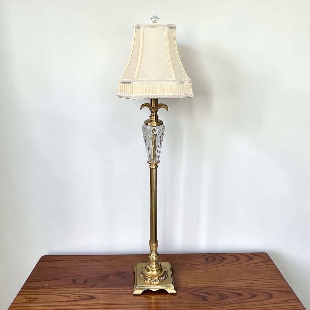Brass & Crystal Pineapple Table Lamp