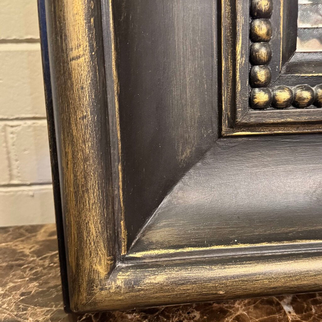 Framed Beveled Mirror