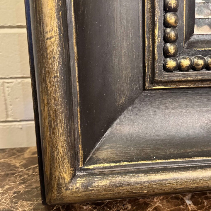 Framed Beveled Mirror