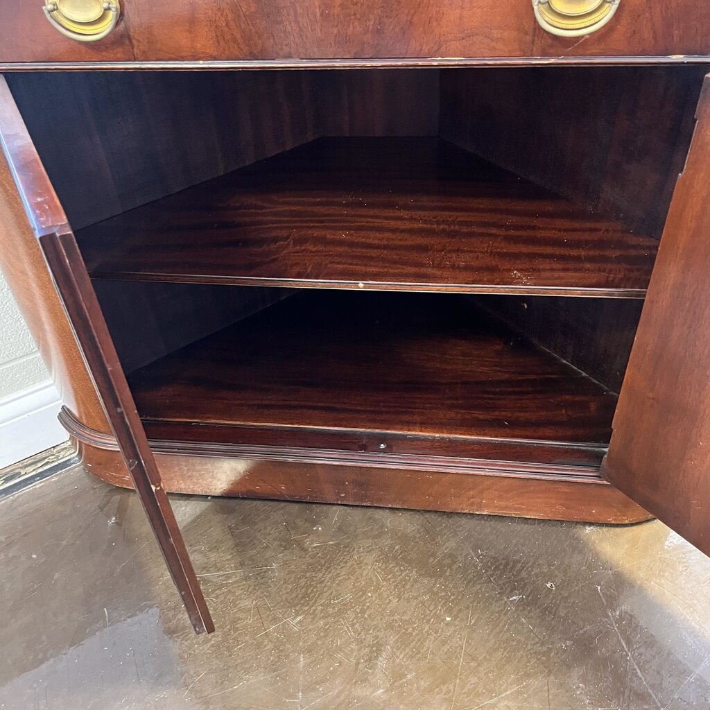 Vintage Corner Hutch