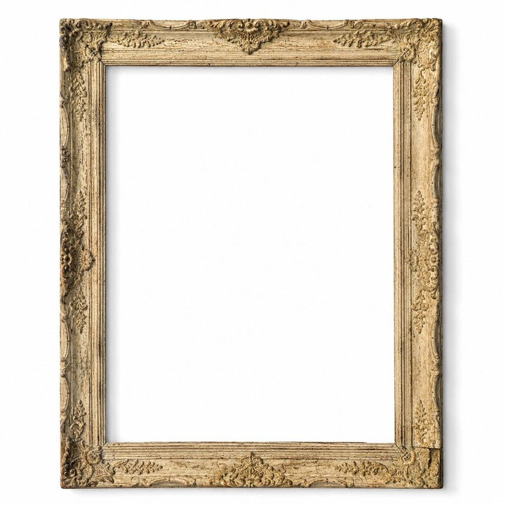 Large Antiqued Wooden Frame