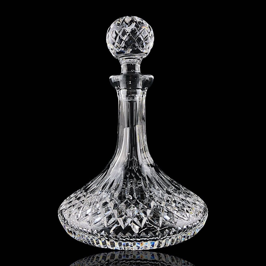 Crystal Ships Decanter with Stopper
