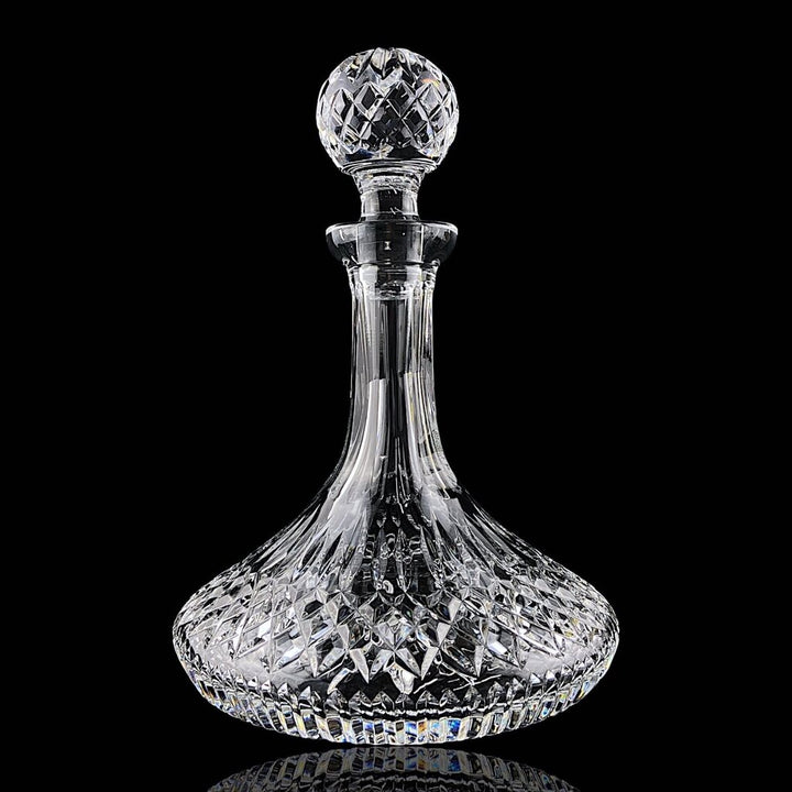 Crystal Ships Decanter with Stopper