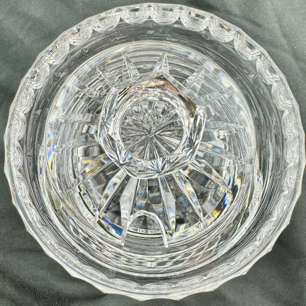 Lidded Crystal Honey Jar - Alana