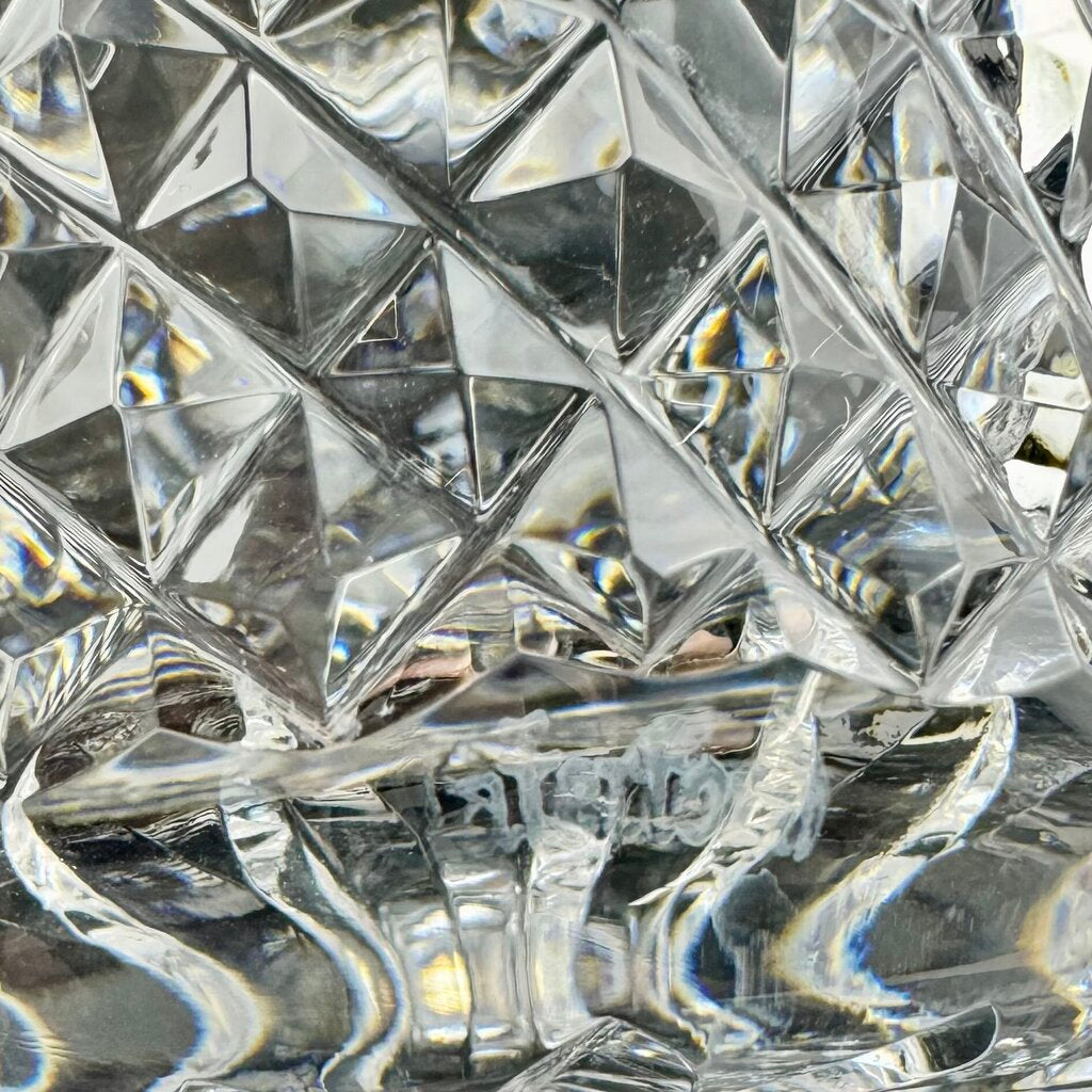 Lidded Crystal Honey Jar - Alana