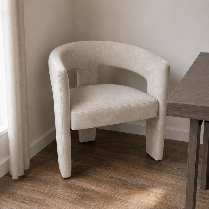 Orig. Price $179 - Modern Barrel Dining Chair