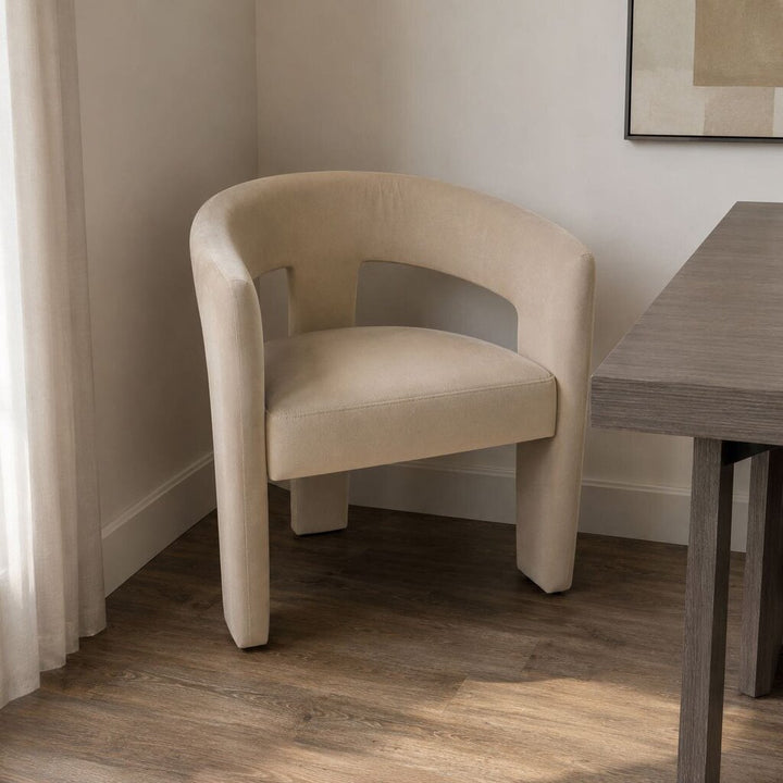 Orig. Price $172 - Modern Barrel Dining Chair