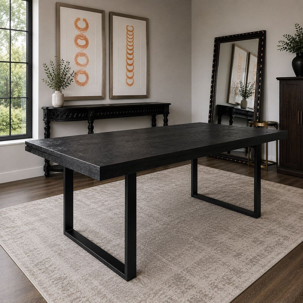Orig. Price $1,000 - Modern Herringbone Dining Table