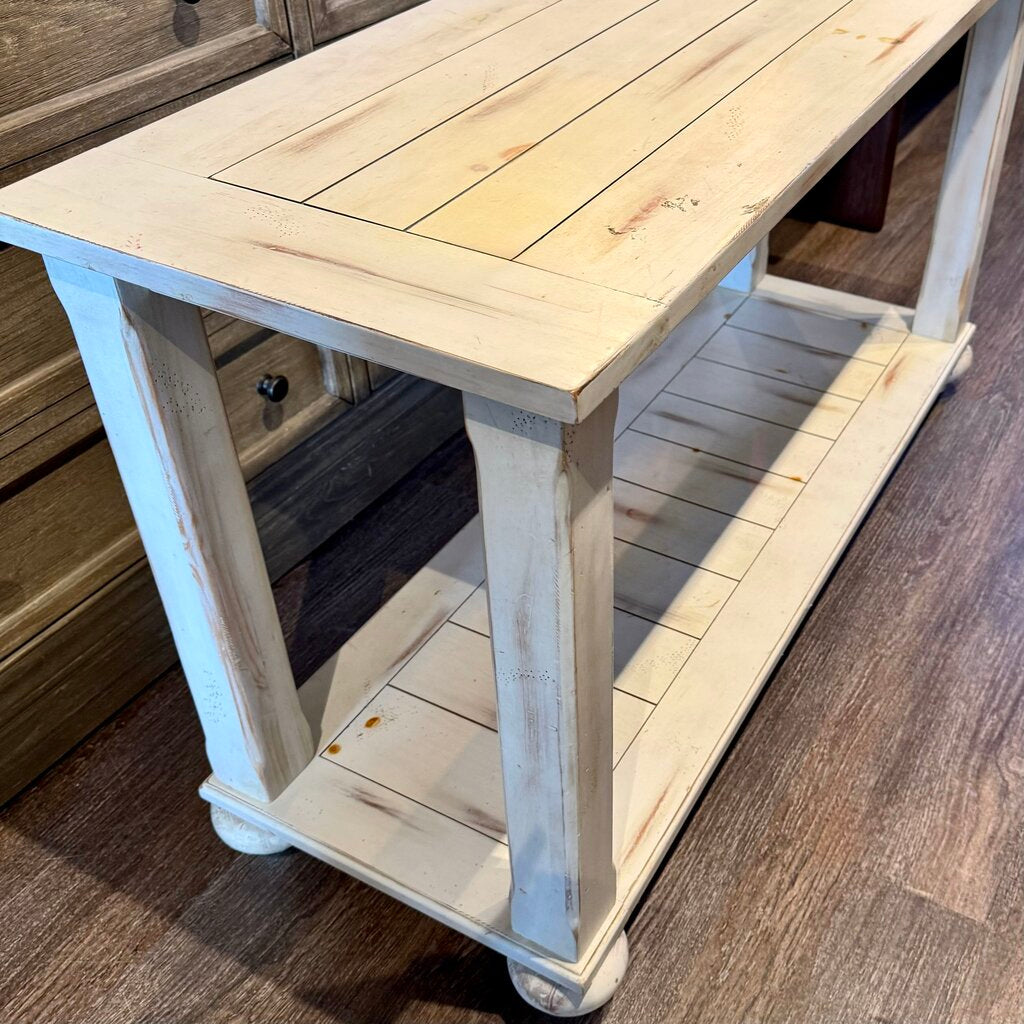 Distressed Sofa Table