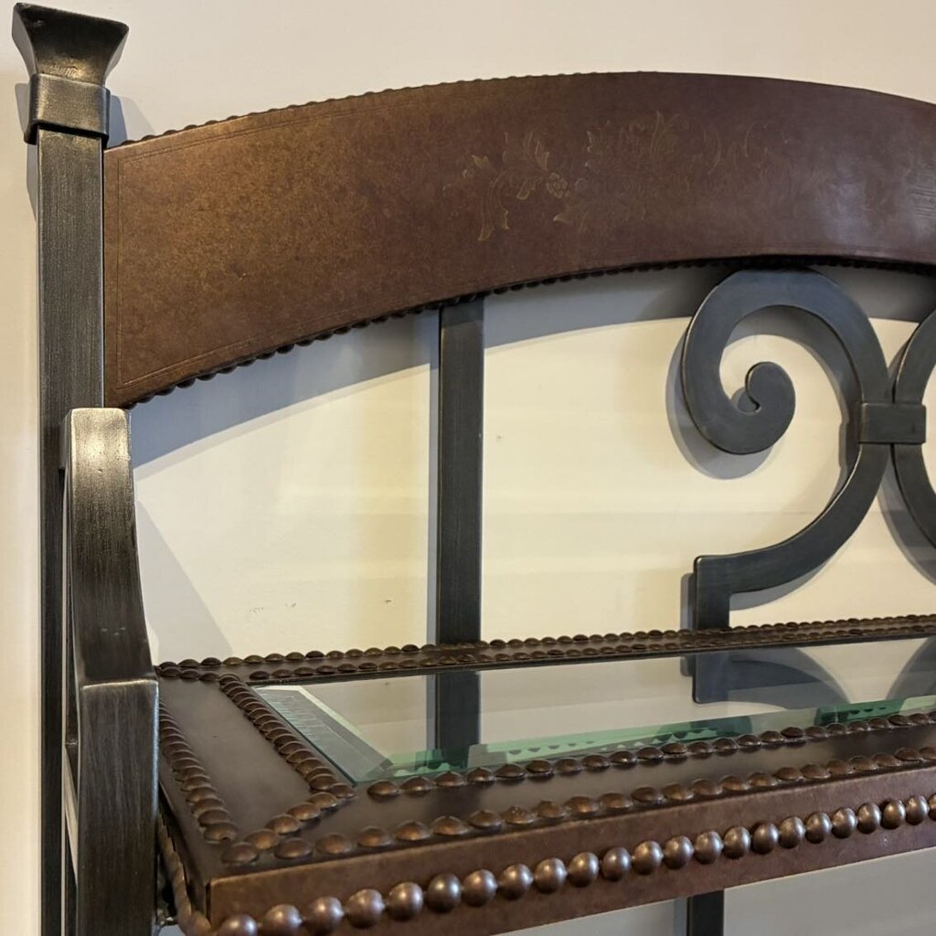 Orig. Price $2,000 - Wrought Iron Bakers Rack