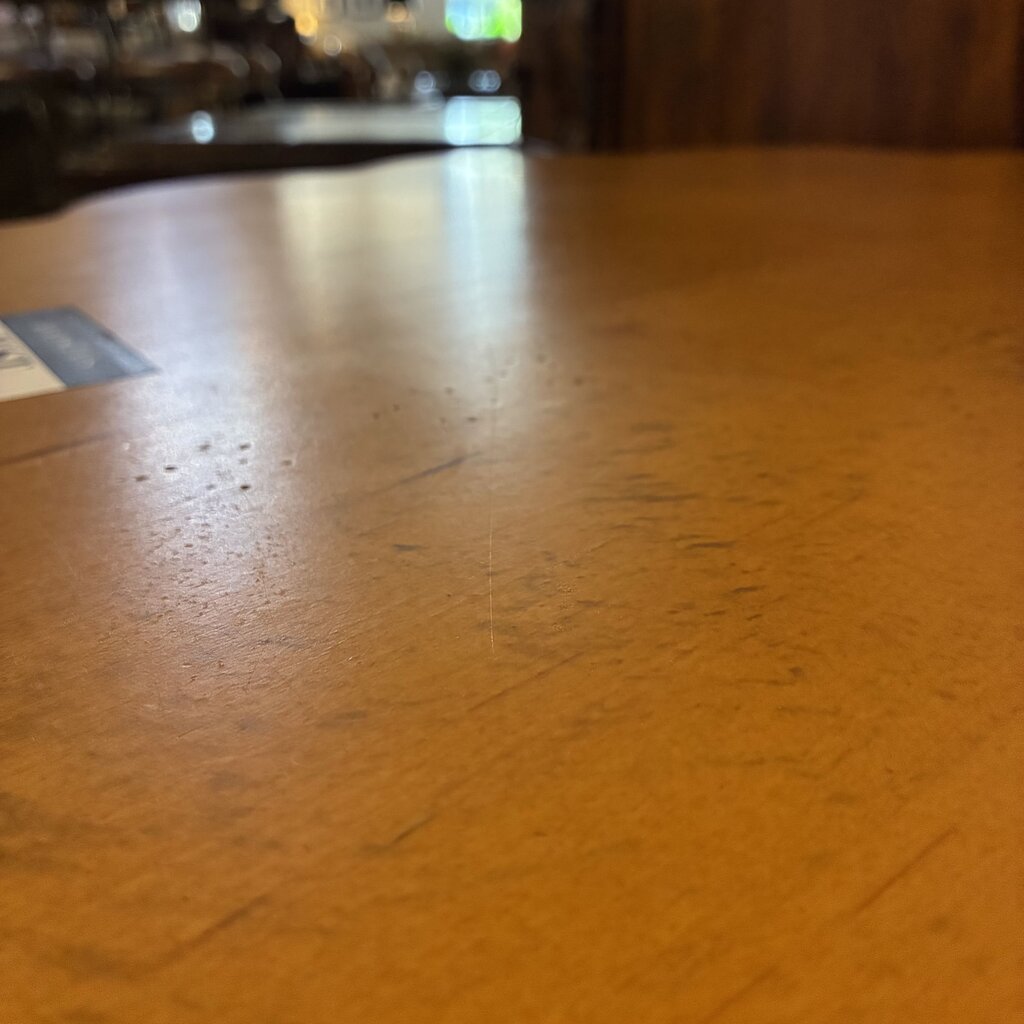 Scalloped Lamp Table