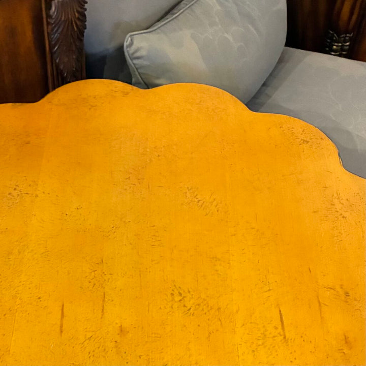 Scalloped Lamp Table