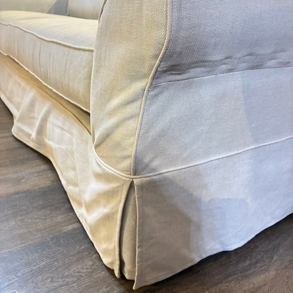 Orig. Price $2,499 - Buchanan Roll Arm Slipcovered Sofa