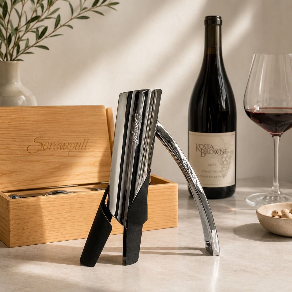 Wine Bottle Opener Set in Wooden Box