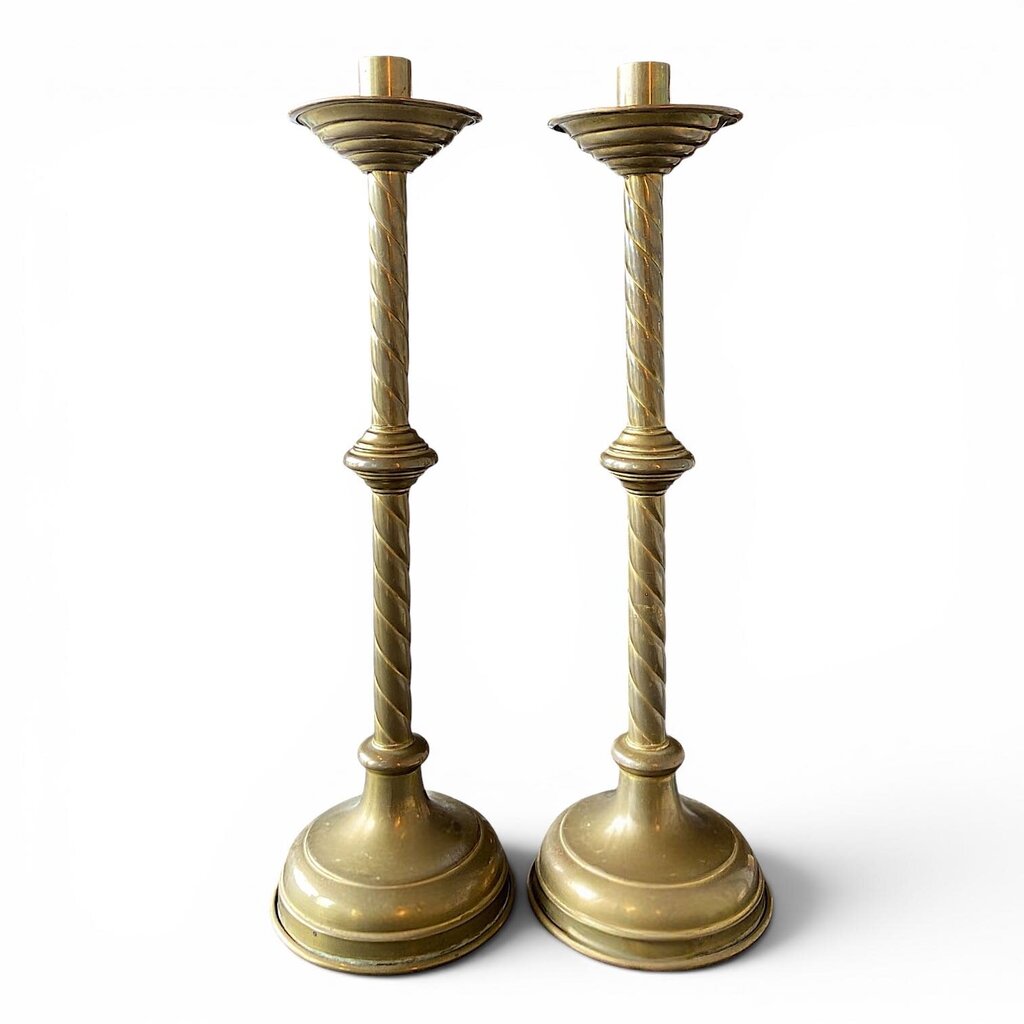 Pair of Brass Candlesticks