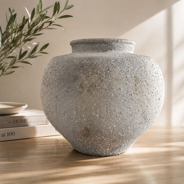 Textured Round Vase