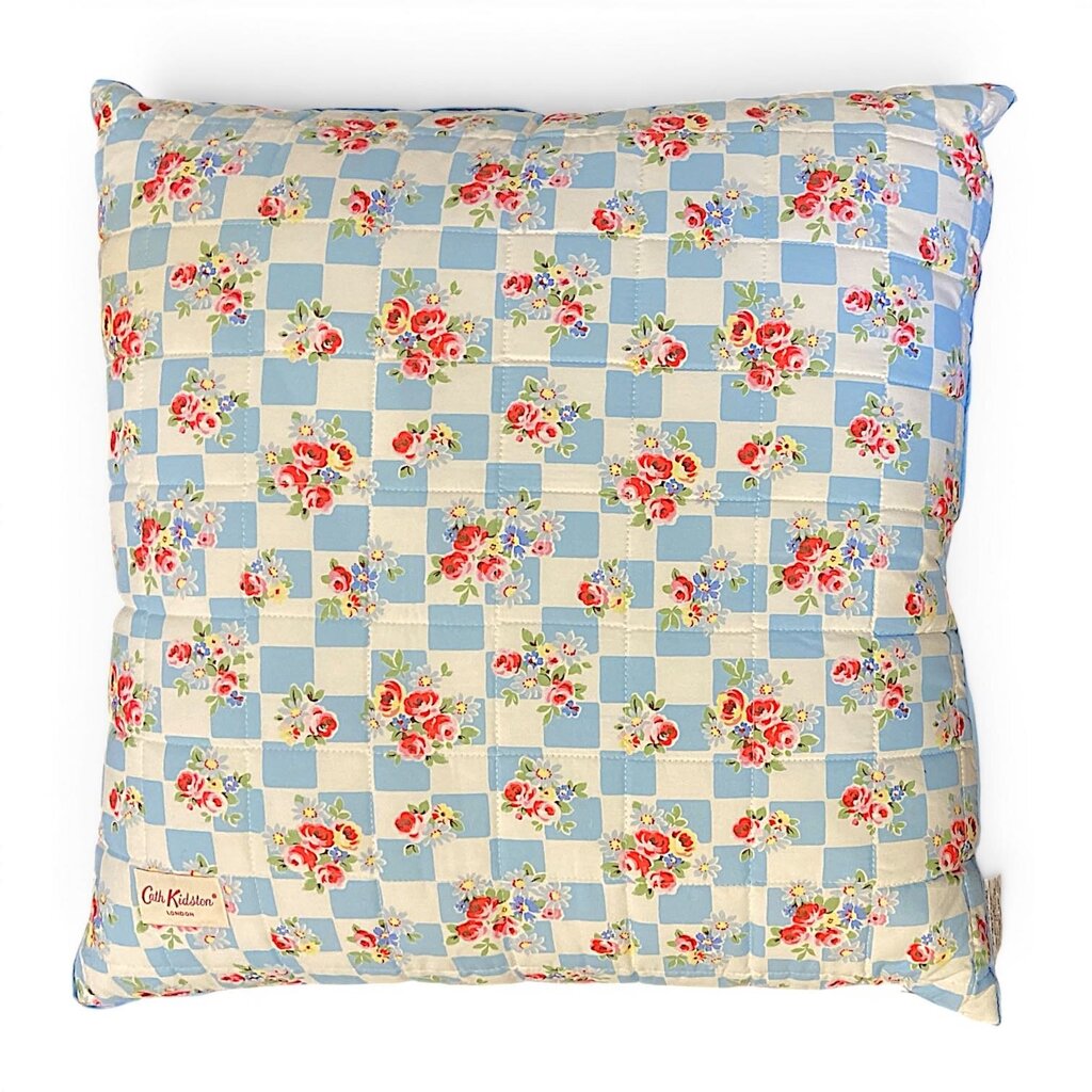 Euro Pillow - Floral Check
