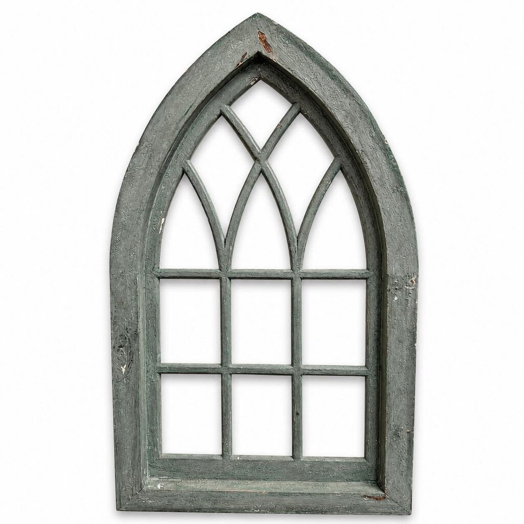 Salvage Wooden Window Arch