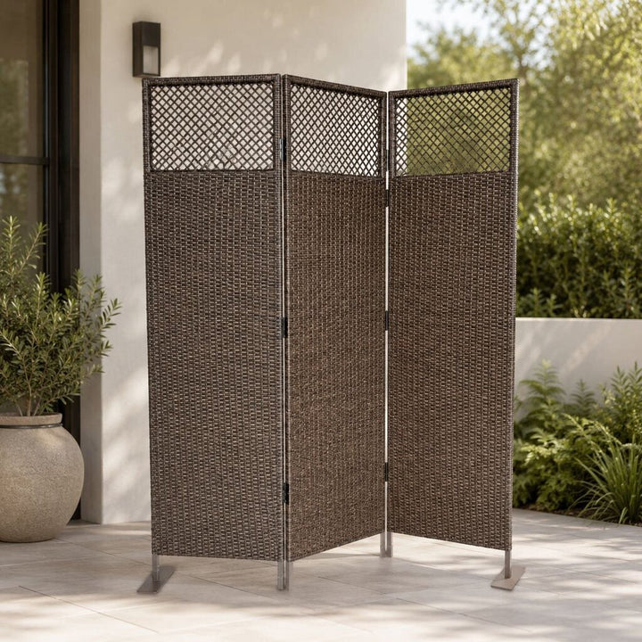 Outdoor Wicker Privacy Screen