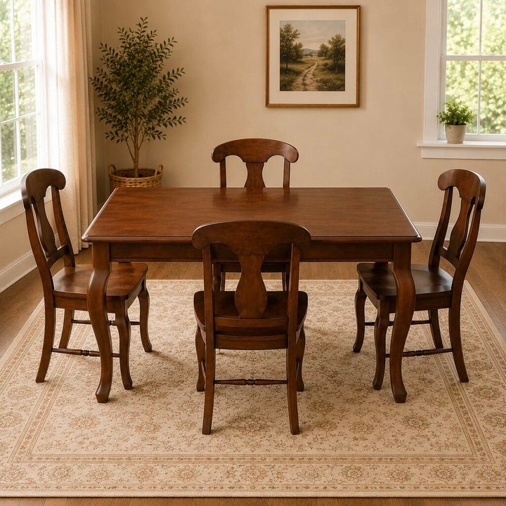Orig. Price $2,250 - Dining Table w/ 2 Leaves and 4 Chairs