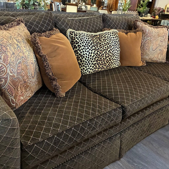 Orig. Price $3,000 - Aven Sofa w/ 5 Accent Pillows