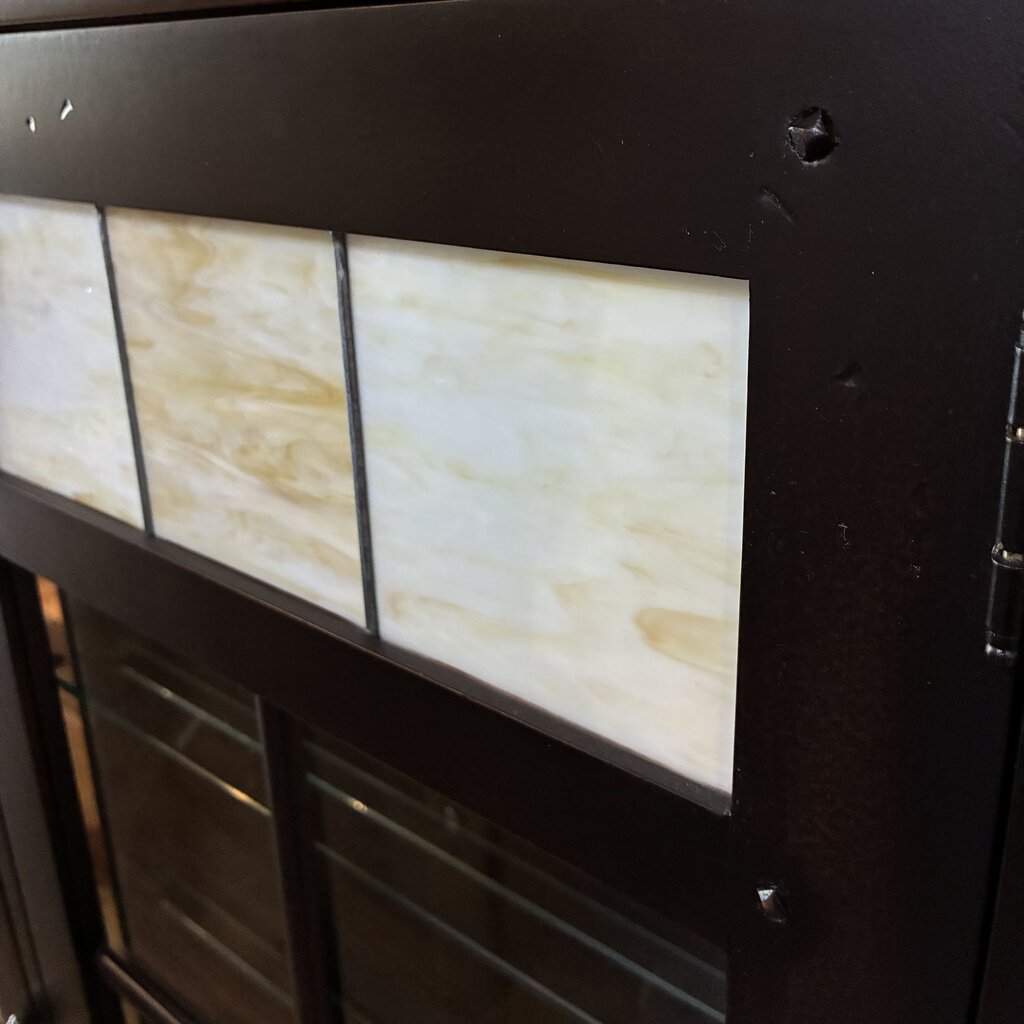 Orig. Price $2,300 - Artisan Bungalow Bookcase w/ Lights