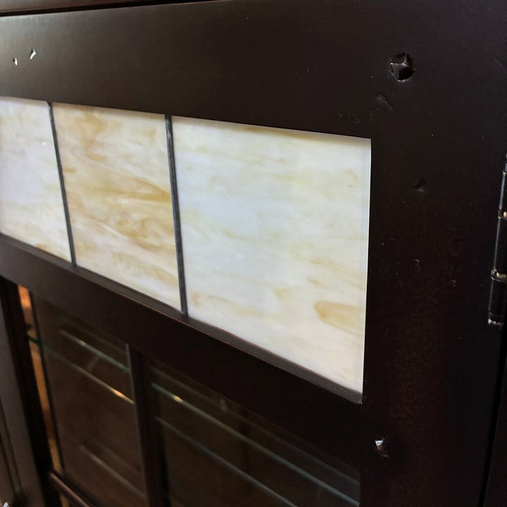 Orig. Price $2,300 - Artisan Bungalow Bookcase w/ Lights