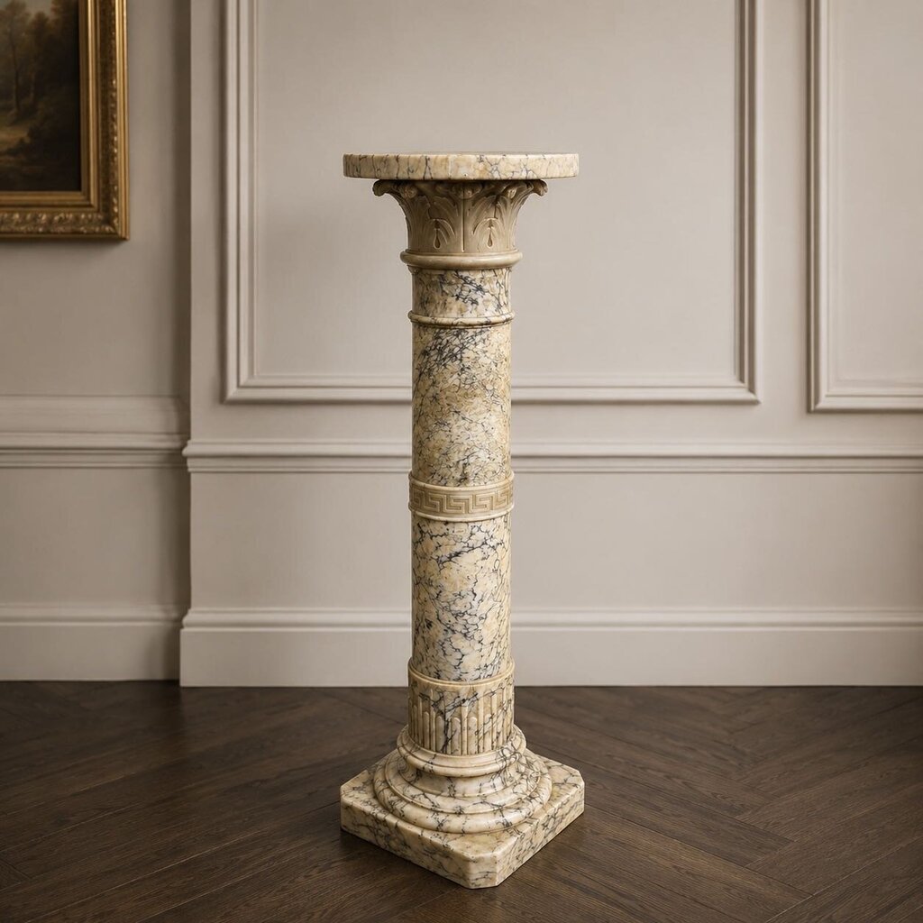 Antique Italian Marble Pedestal