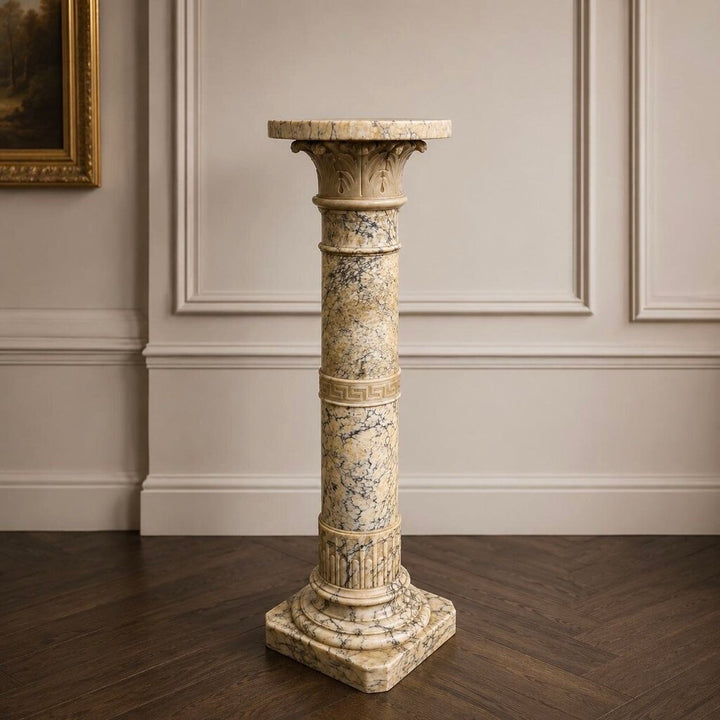 Antique Italian Marble Pedestal