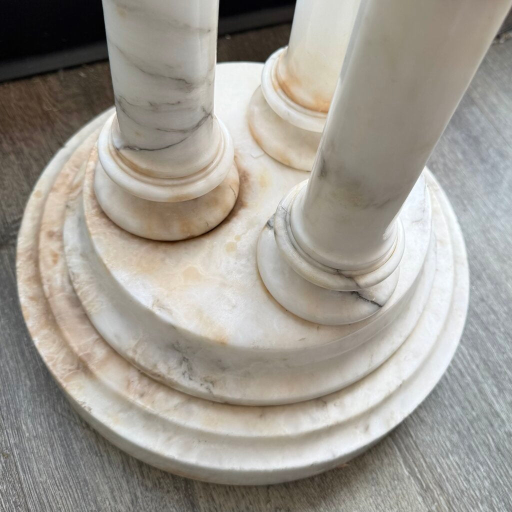 Antique Italian Tri Column Pedestal