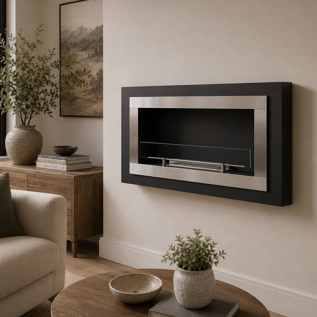 Lorenzo Wall - Mounted Ethanol Fireplace