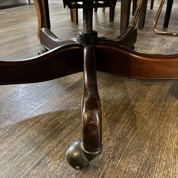 High Back Chesterfield Leather Office Chair