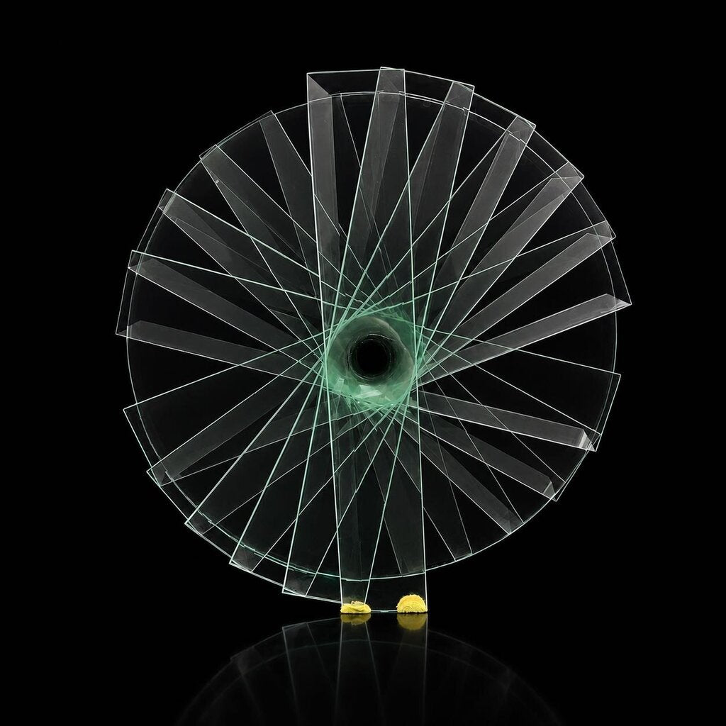Glass Prism Sculpture