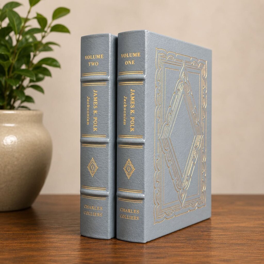 Leather Bound Book - James K. Polk I & II