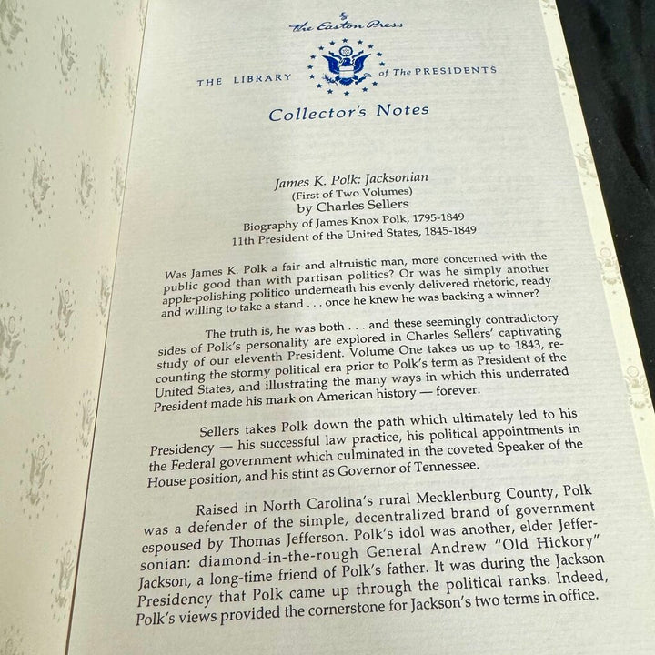 Leather Bound Book - James K. Polk I & II
