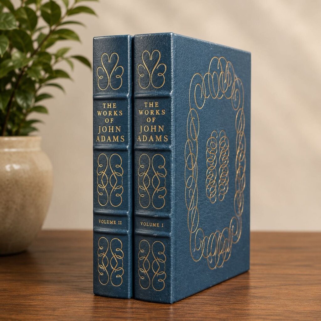 Leather Bound Book - John Adams I & II
