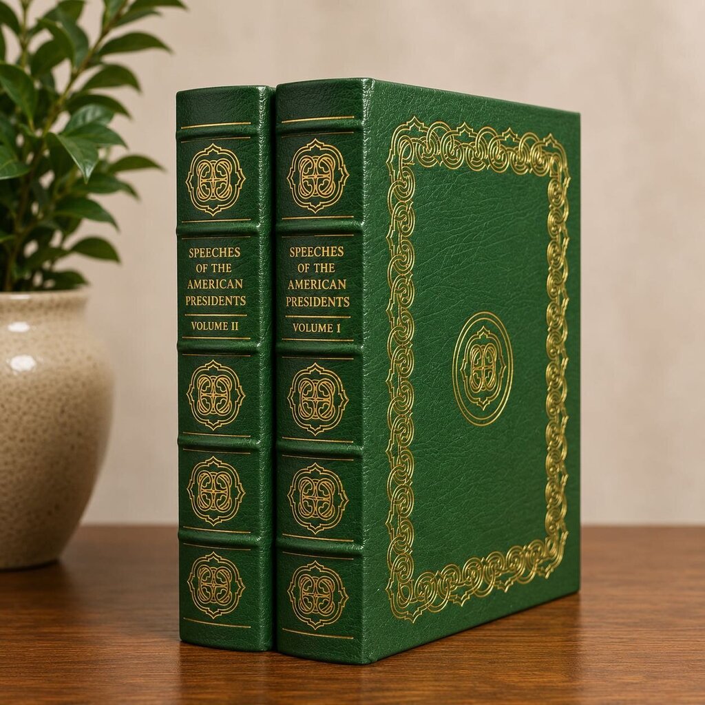Leather Bound Book - Speeches of Presidents I & II