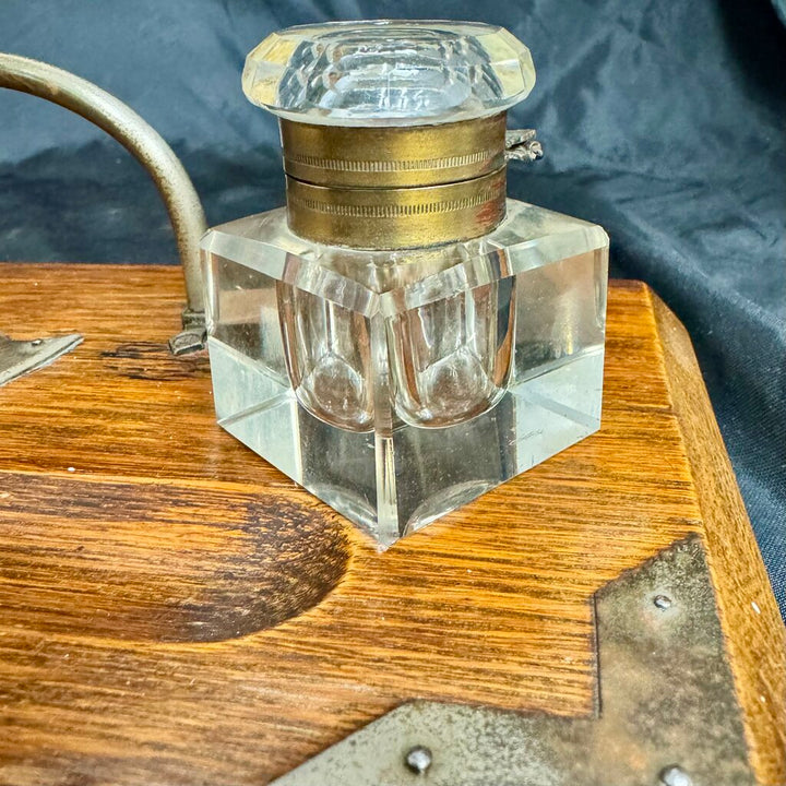 Antique Desk Ink Well