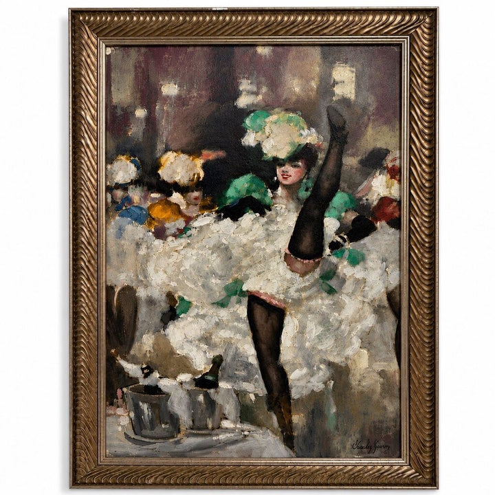 *Can Can Dancers Painting on Board