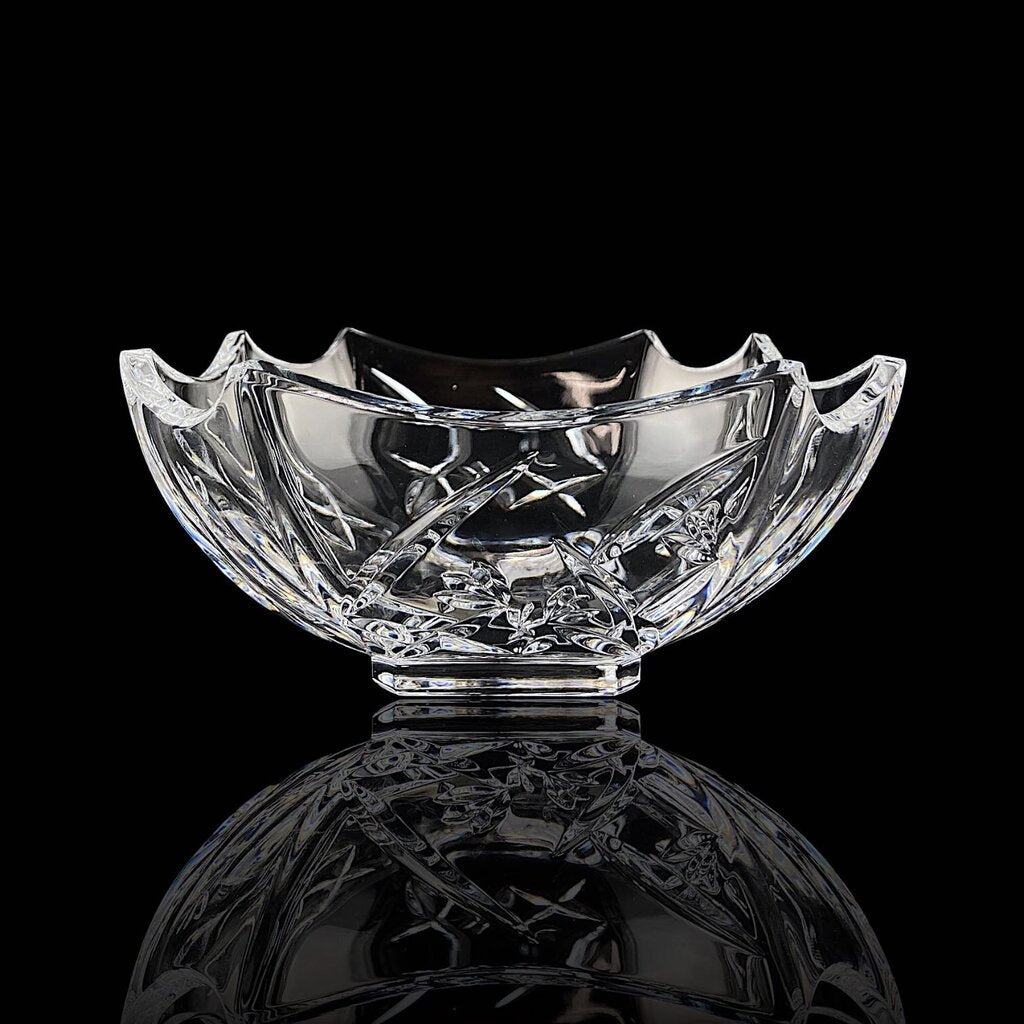 Crystal Square Bowl - Bamboo