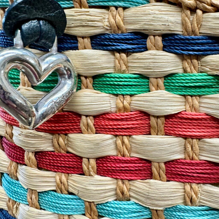 Woven Straw Handbag