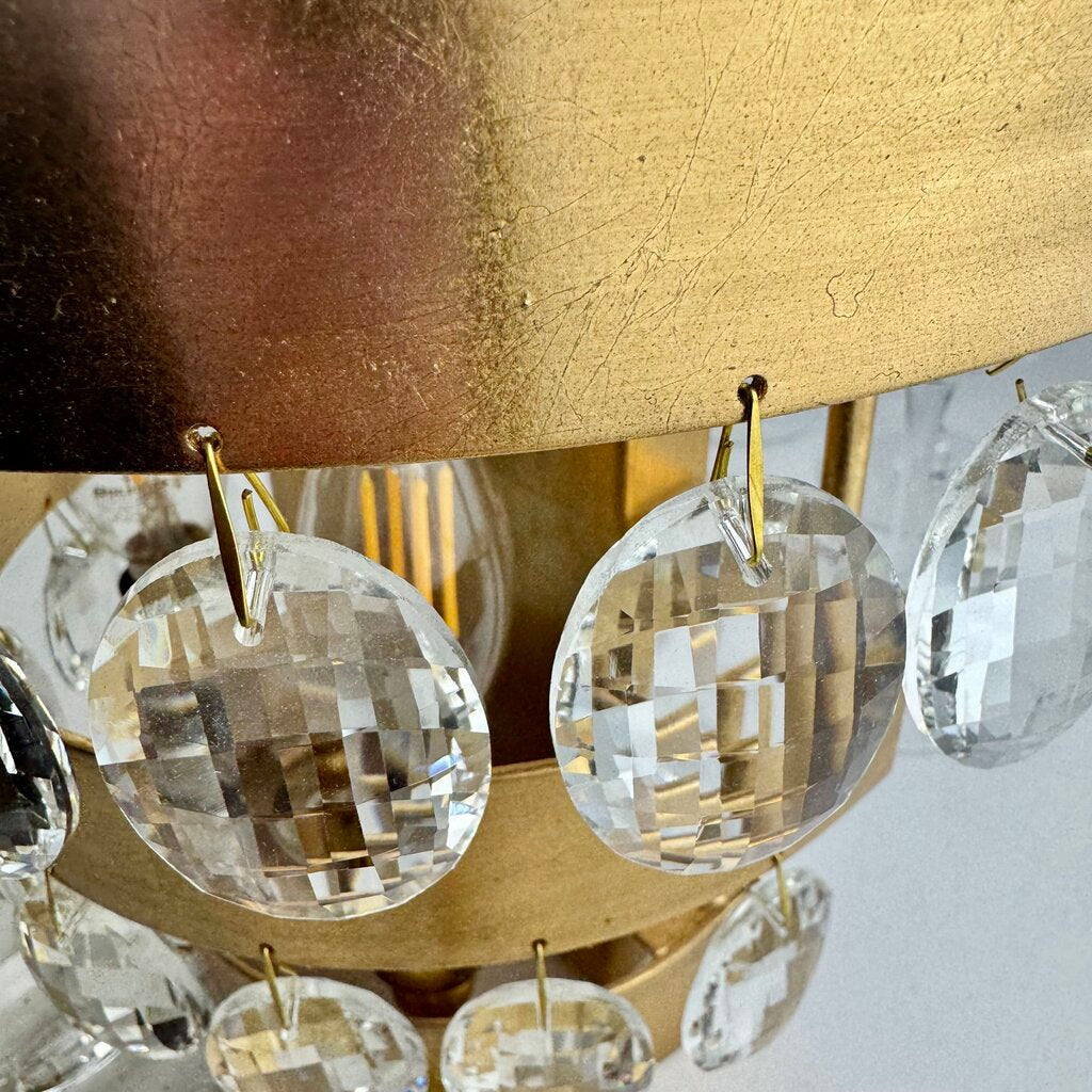 Orig. Price $170 - Crystal Sconce