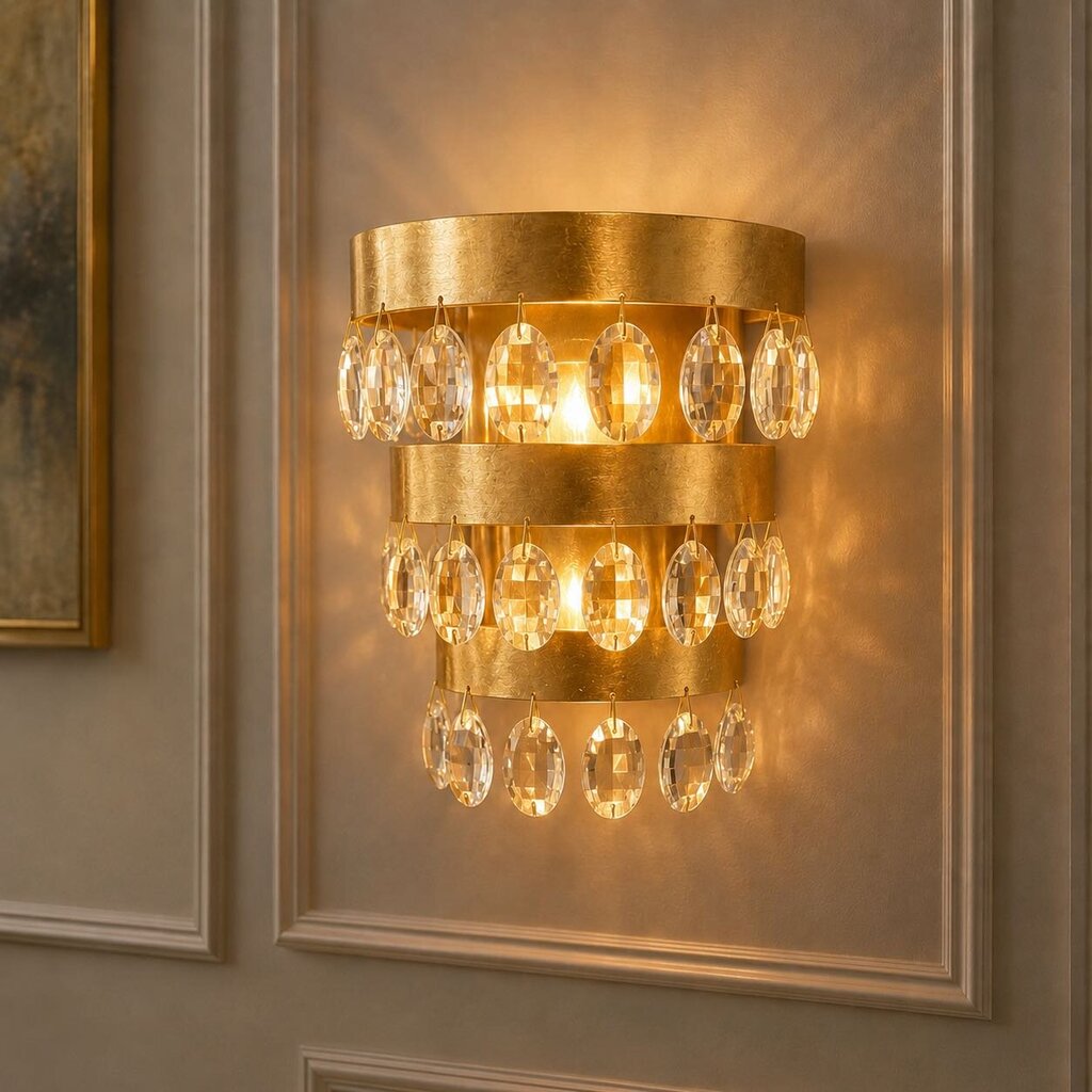 Orig. Price $170 - Crystal Sconce