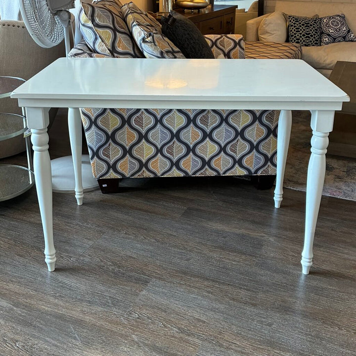 Shabby Chic Desk & Parsons Chair w/ Slipcover