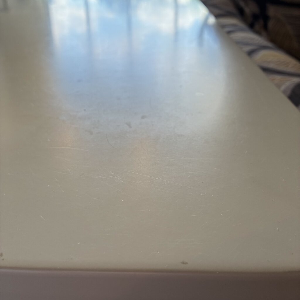Shabby Chic Desk & Parsons Chair w/ Slipcover