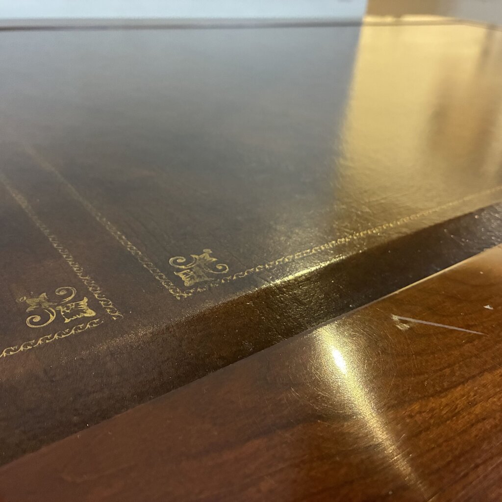 Orig. Price $1,800 - Executive Desk w/ Leather Top