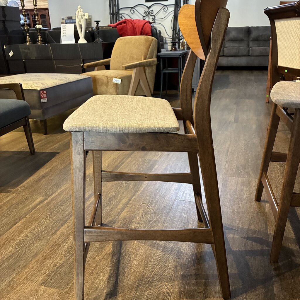 Counter Height Upholstered Stool
