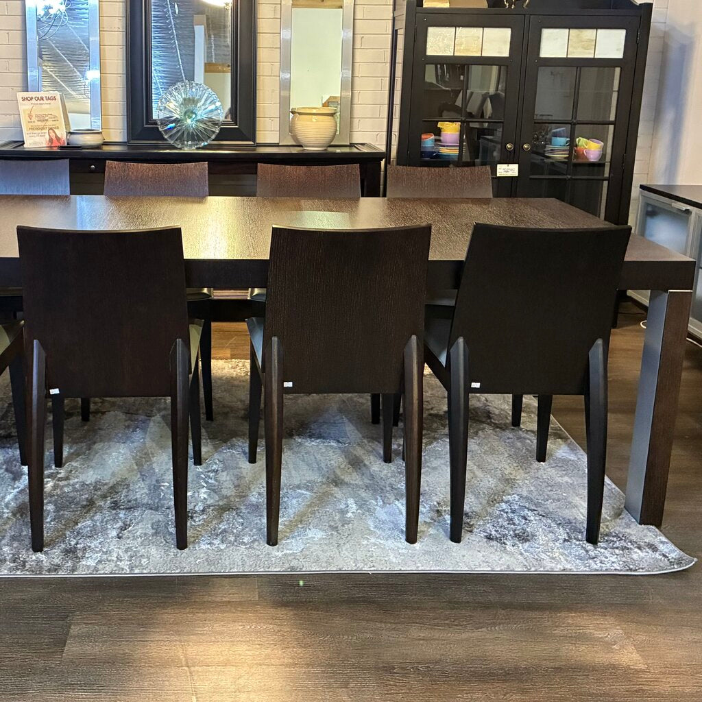 Modern Dining Table w/ 8 Chairs