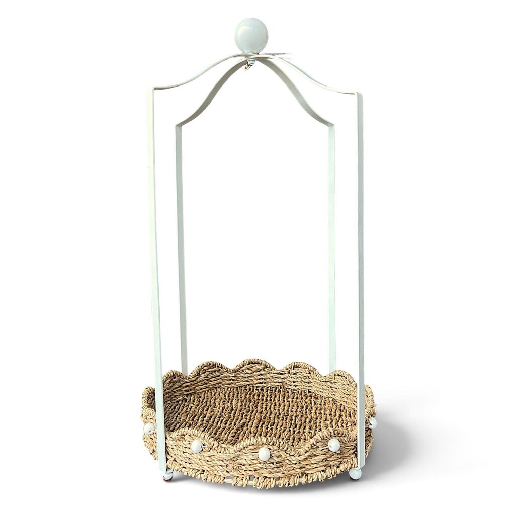 Scalloped Tray Lantern - LARGE