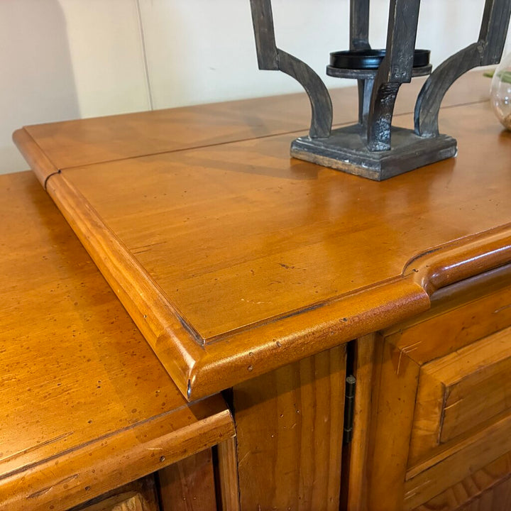3 Piece Solid Wood Media Console w/ TV Lift